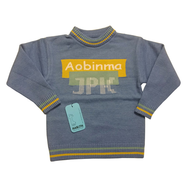 Aobinma JPk Kids crew neck Winter Sweater Pull over