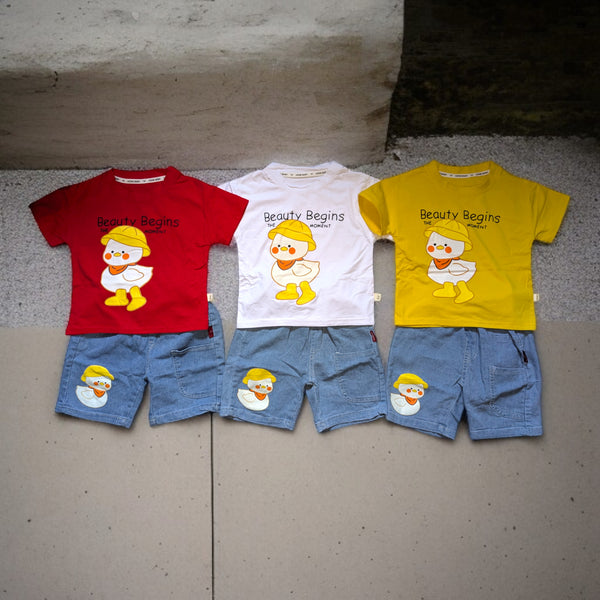 Product Title: Adorable Duck Outfit for Kids 3 Color Options