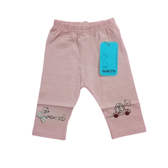 Gongziye Baby Girl summer Cotton Trouser Pink