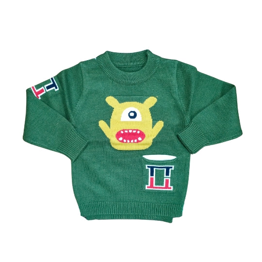 Dark Green Baby Sweater