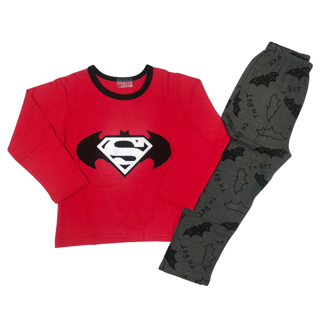 Superman Cotton Trouser Shirt