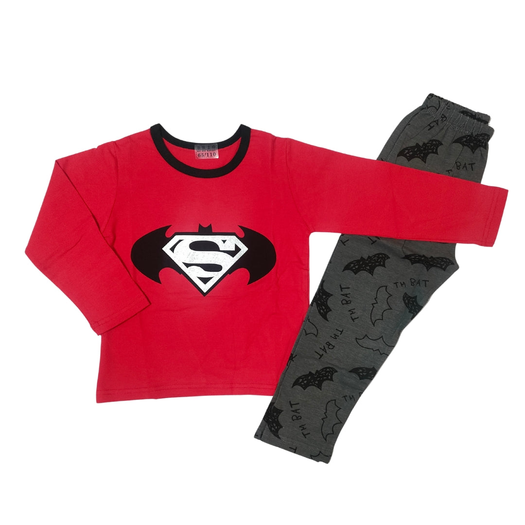 Superman Cotton Trouser Shirt
