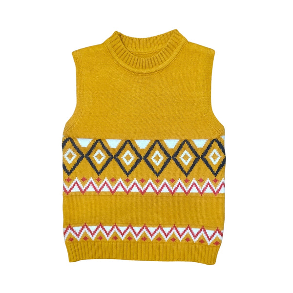 Yellow Check Sweater