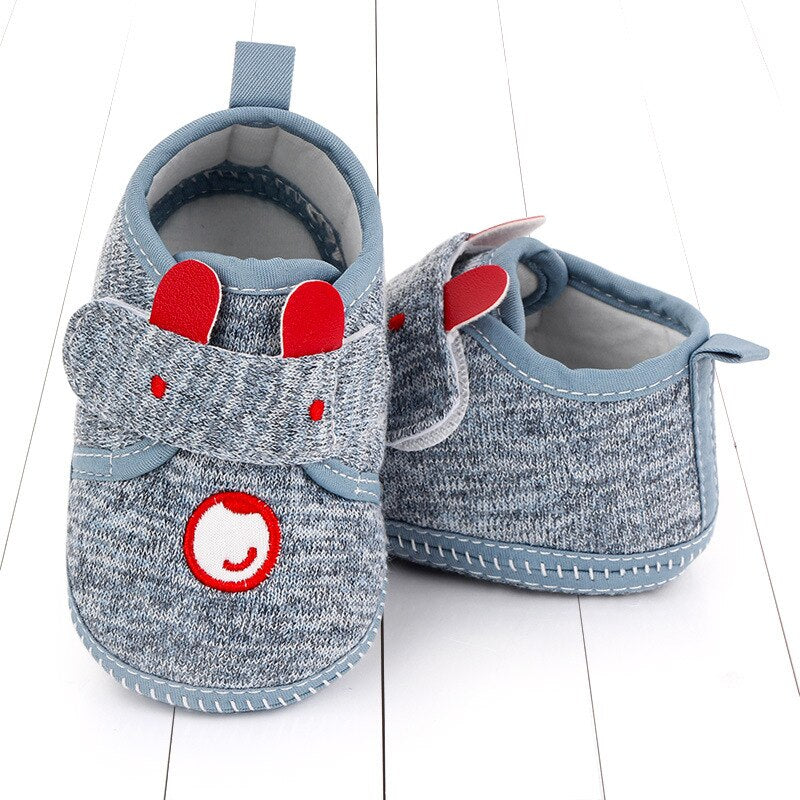 Cute bear Soft Winter Blue Boots