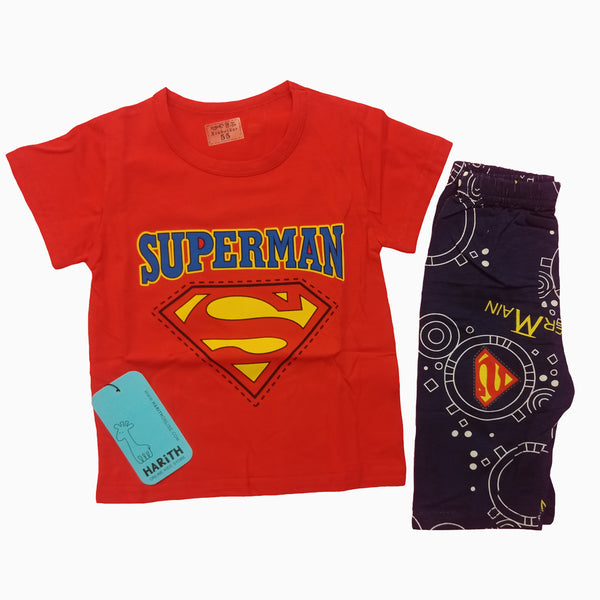 Superman theme Kids Boys Summer Dress