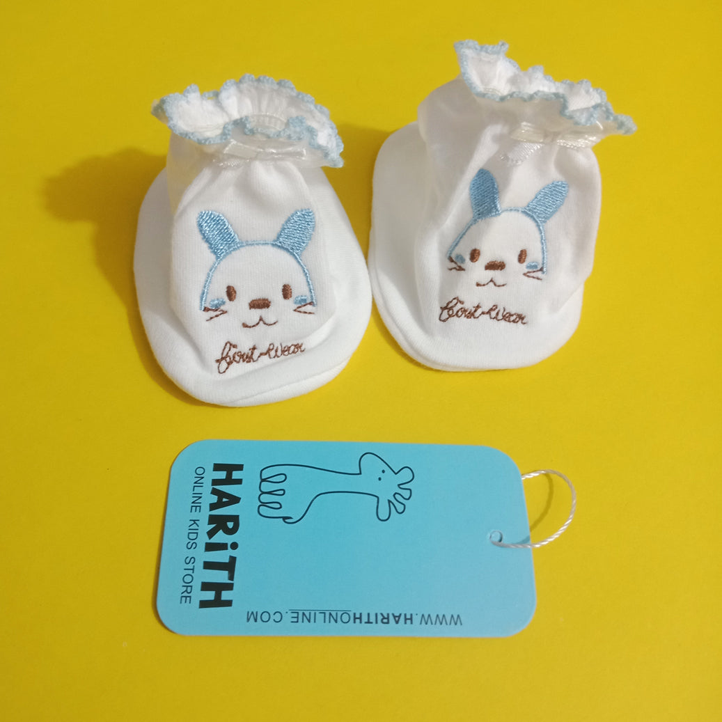 Bunny Thai Cotton Booties for Newborn