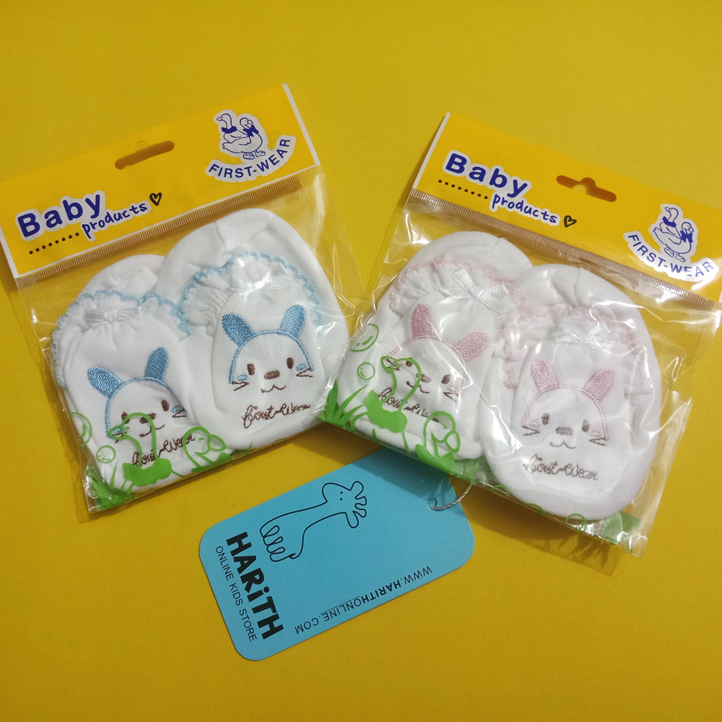 Bunny Thai Cotton Booties for Newborn
