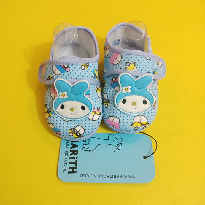 Blue Bunny Newborn Booties Shoes