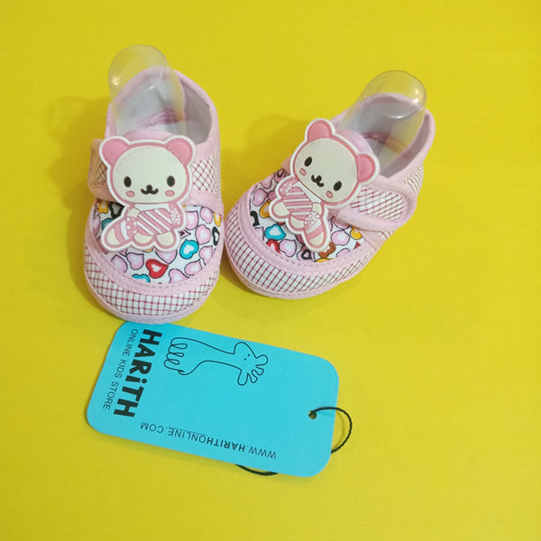 Colorful hearts newborn soft booties shoes