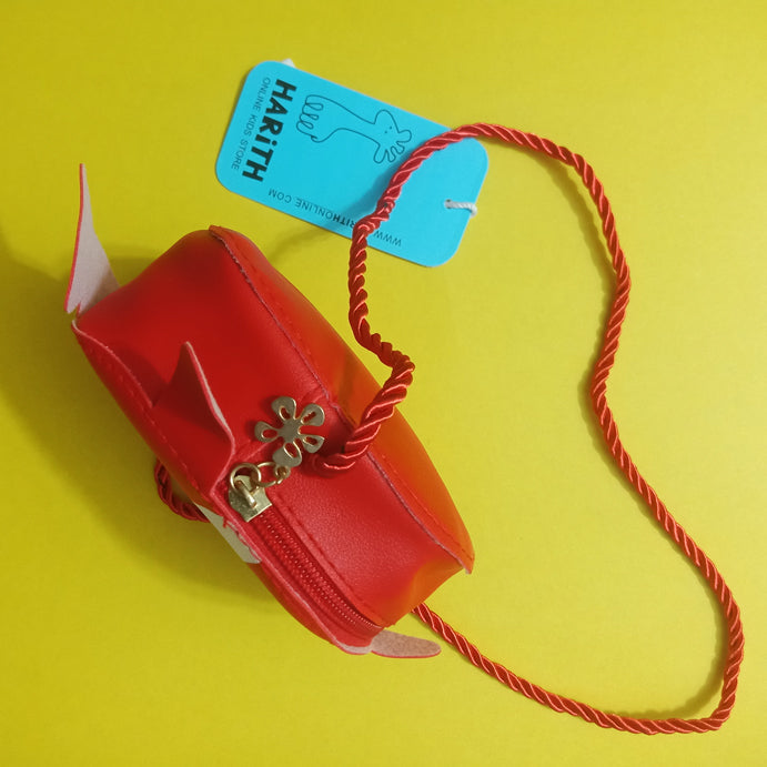 Cute Cartoon Red Baby Shark small kids purse girl children shoulder handbag