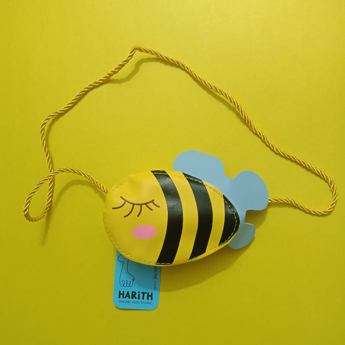 Cute Cartoon Yellow blue Fish small kids purse girl children shoulder handbag