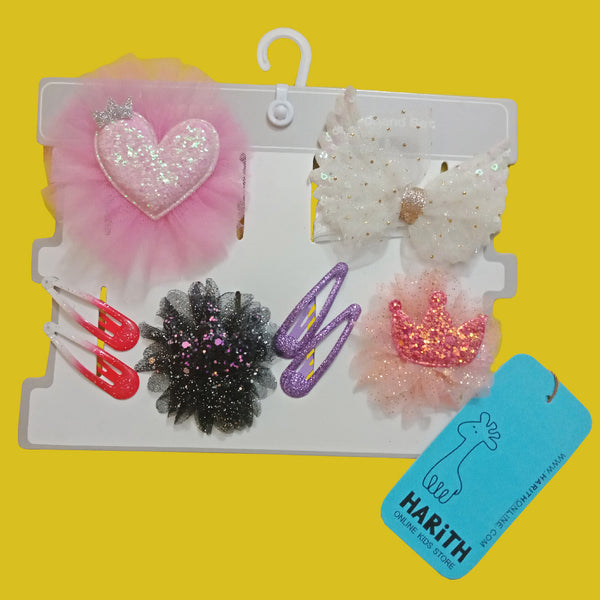 Baby Girl Hair Accessories Fairy Crown Gift Set