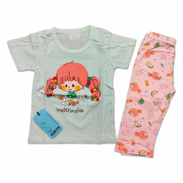 Girls Watermelon summer kids cotton dress