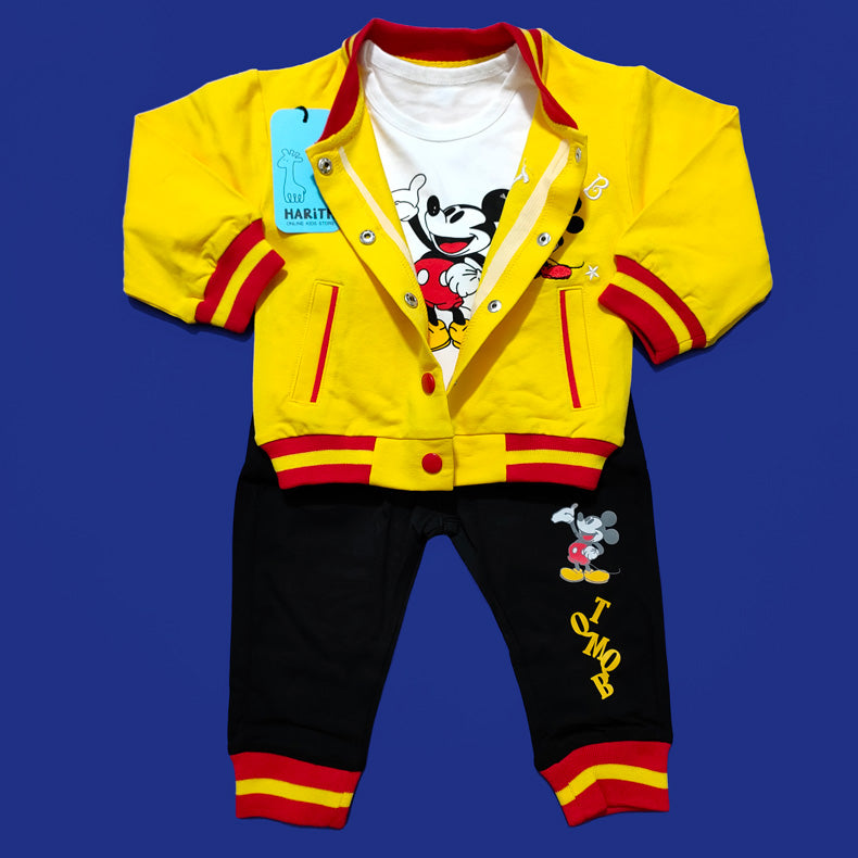 Micky Mouse 3 Piece kids baby Boys Dress