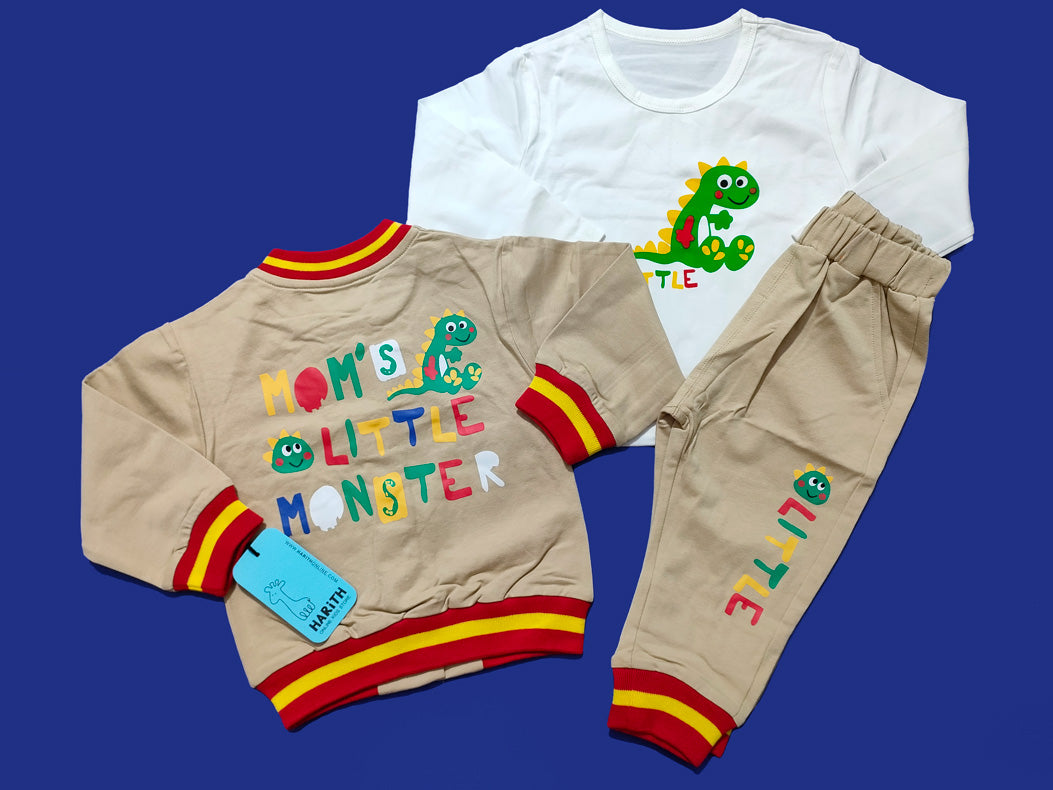 Mom's Little Monster 3 Piece Skin Dress Kids