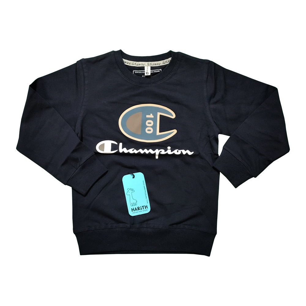 Champion 100 Kids Boys Cotton Pull over Shirt