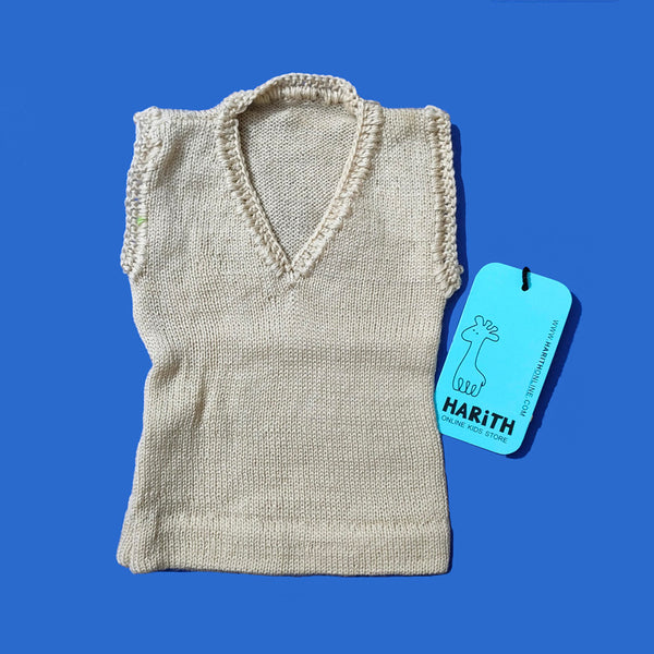 Newborn winter wool vest skin