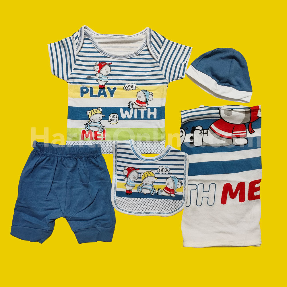Play with Me Newborn Baby Summer Clothing Gift Set