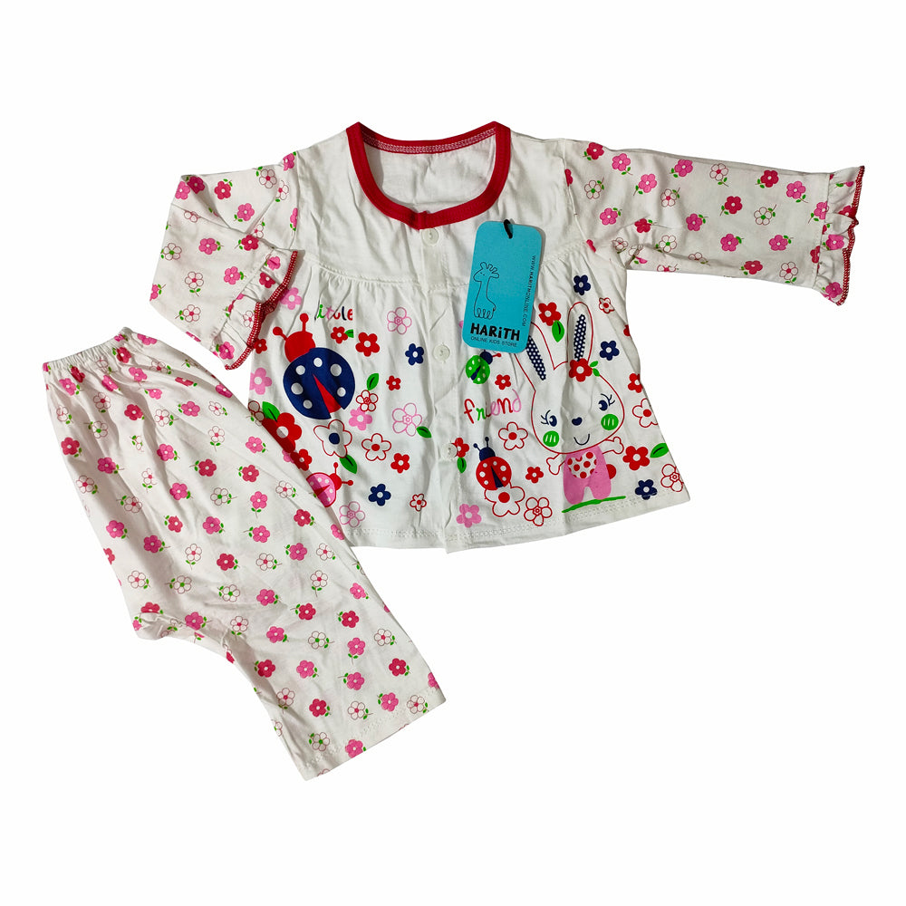 Little Lady Bug Cotton Newborn Girl frock