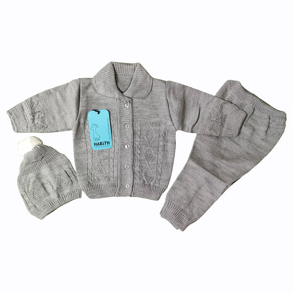 Winter wool Newborn Baby Sweater Set Irani