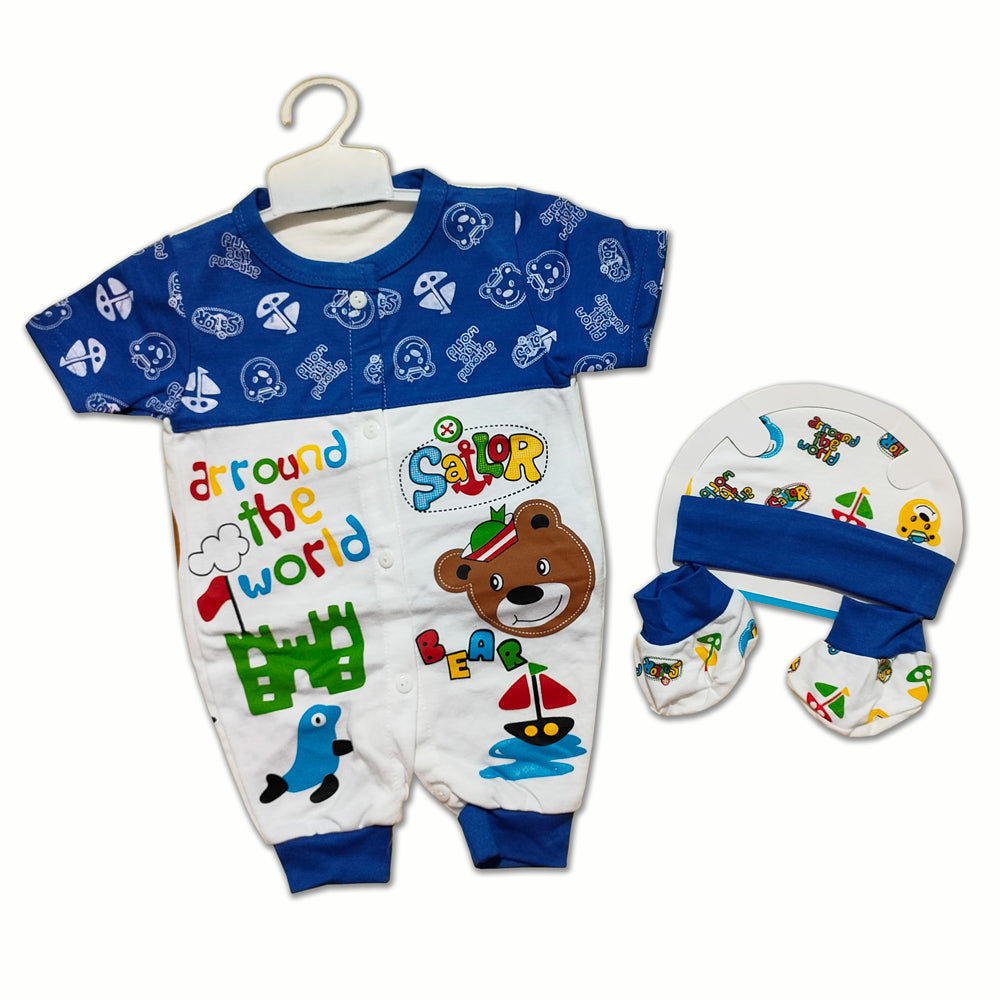 Sailor Around the World Newborn Romper set