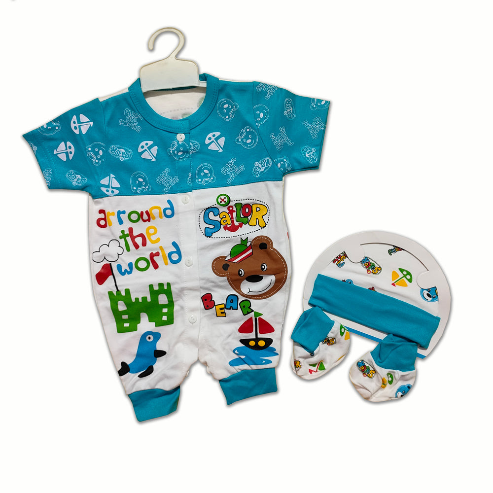 Sailor Around the World Newborn Romper set