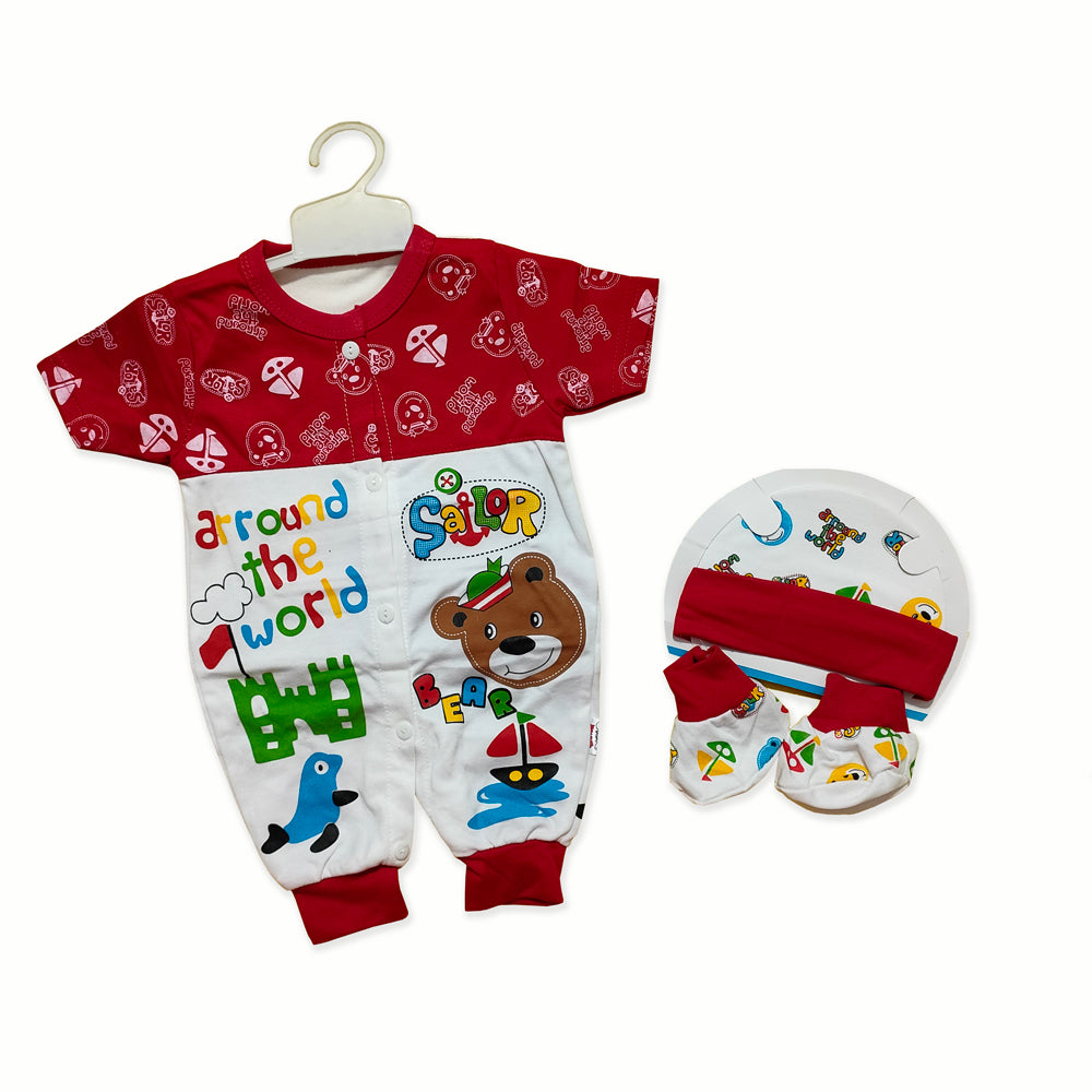 Sailor Around the World Newborn Romper set