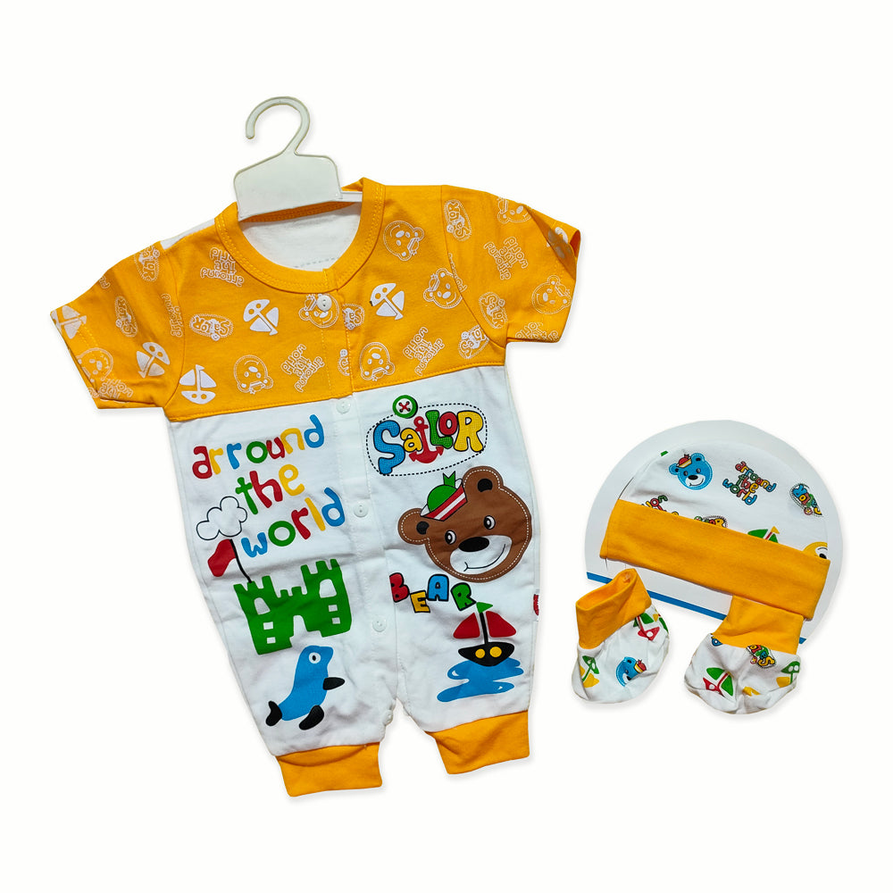 Sailor Around the World Newborn Romper set