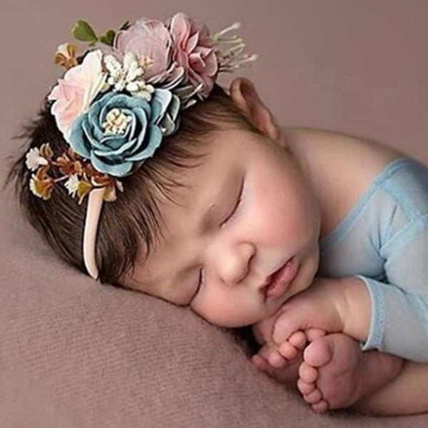 Flowers Head bands Set baby girl hair accessories