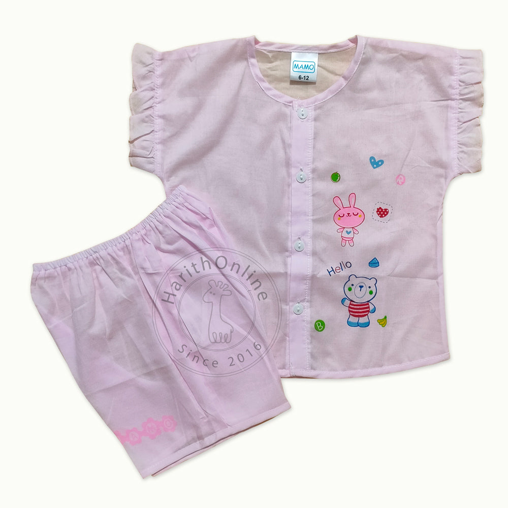 Toddler Kids Summer Lawn Sleeping and Play Wear