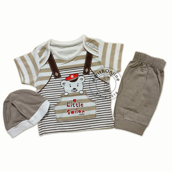 Newborn Little Sailor Summer Dress Set
