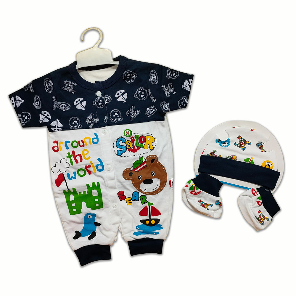Sailor Around the World Newborn Romper set
